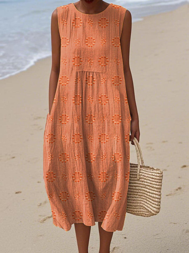 Bianca | Printed Elegant Long Dress