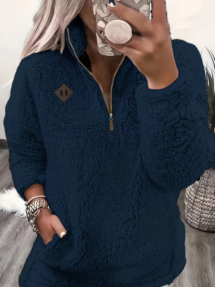 Humera™ | Elegant Zip-Up Sweater