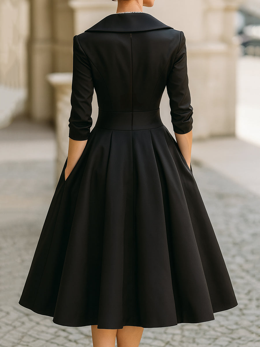 Ariella™ | Satin Midi Dress