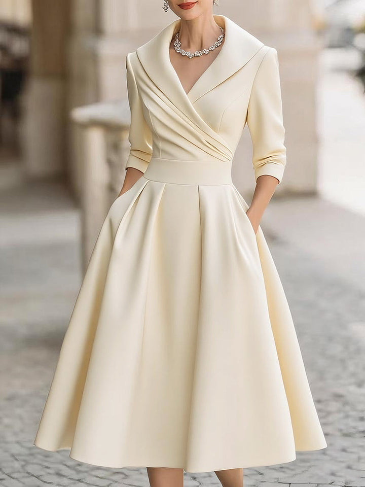 Ariella™ | Satin Midi Dress