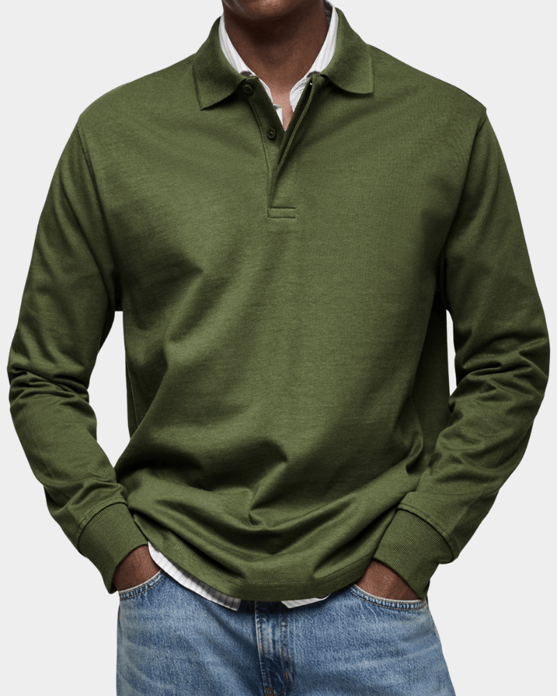 Ferran | Textured Knit Polo Shirt