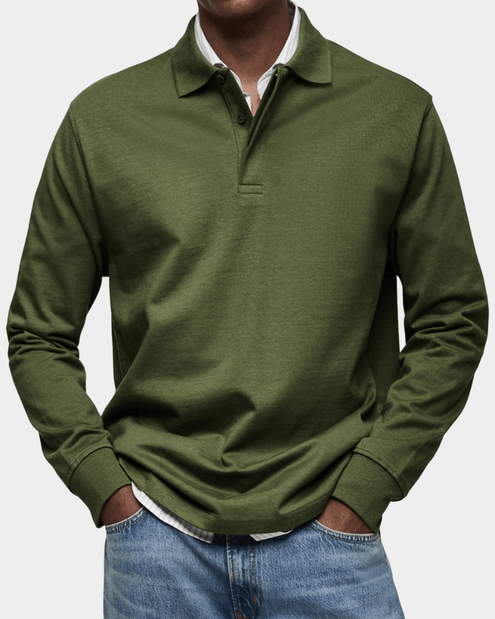 Ferran | Textured Knit Polo Shirt