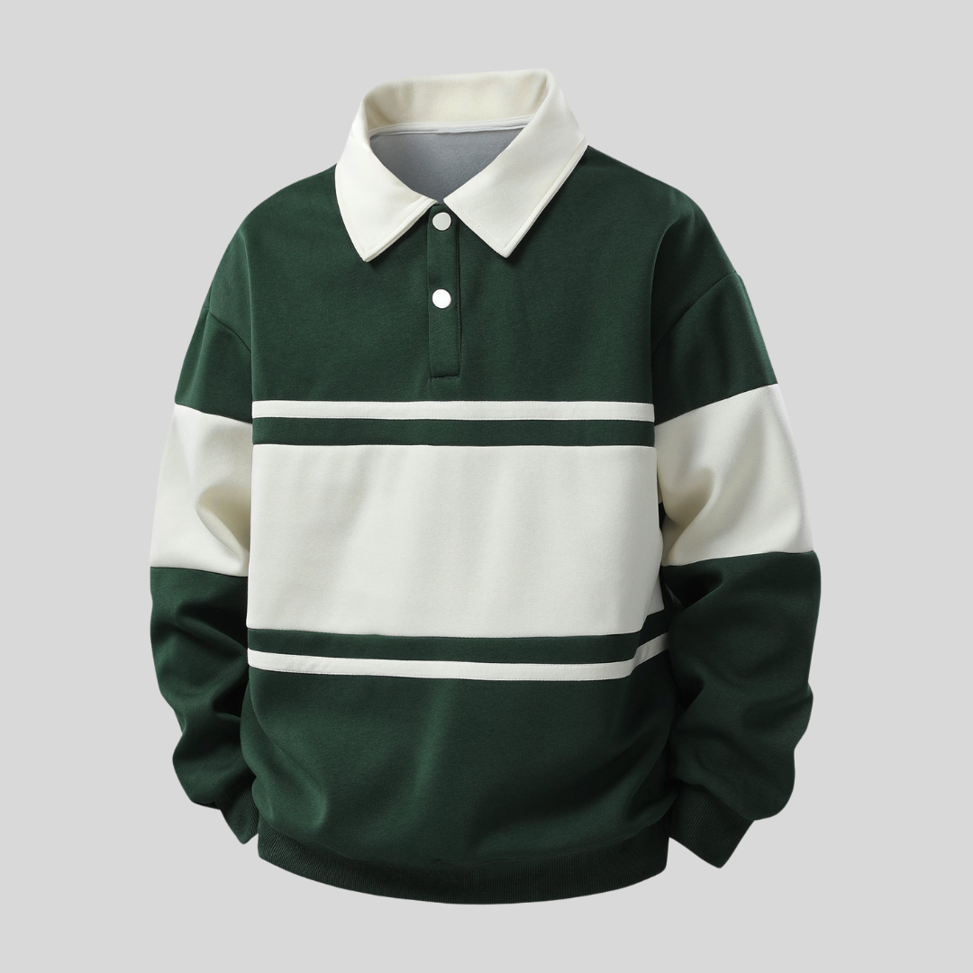 Richard | Relax Fit Polo Sweatshirt