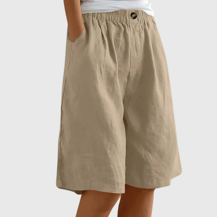 Miley | Lightweight Linen Cotton Shorts