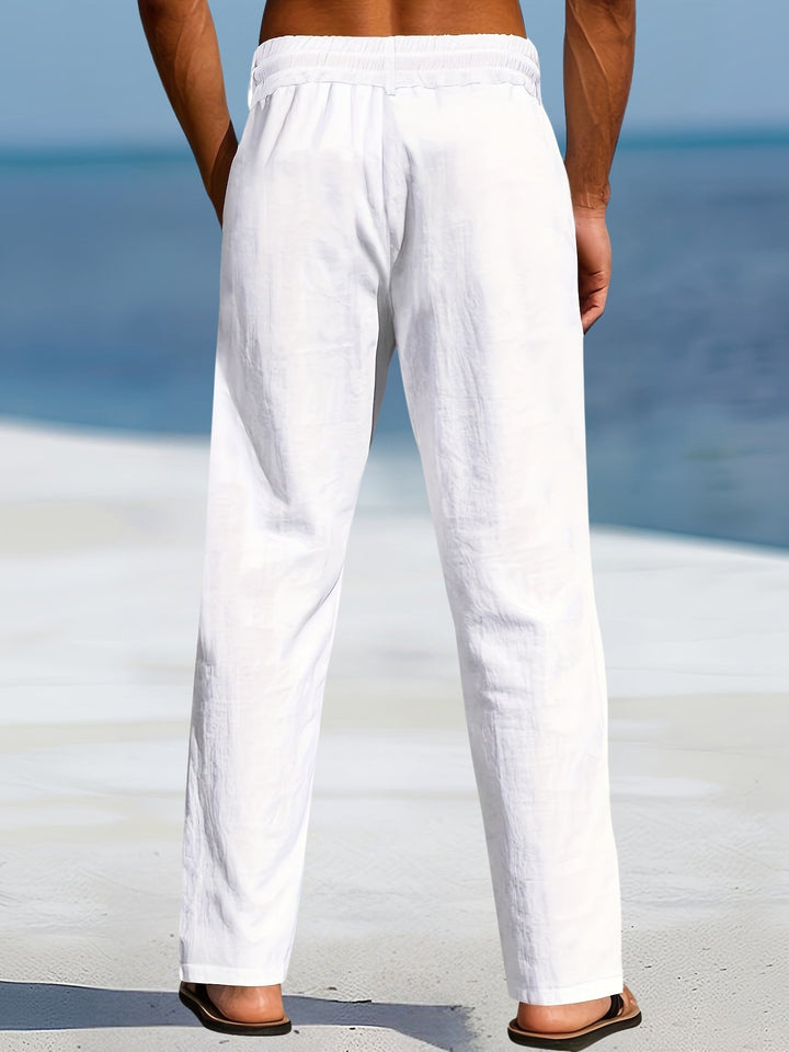 Aznar | Casual Linen Stretch Pants