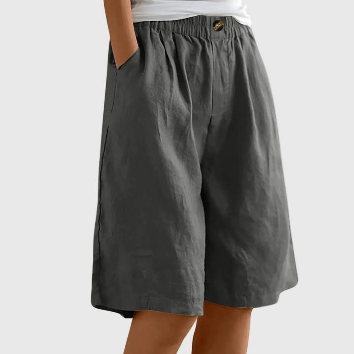 Miley | Lightweight Linen Cotton Shorts