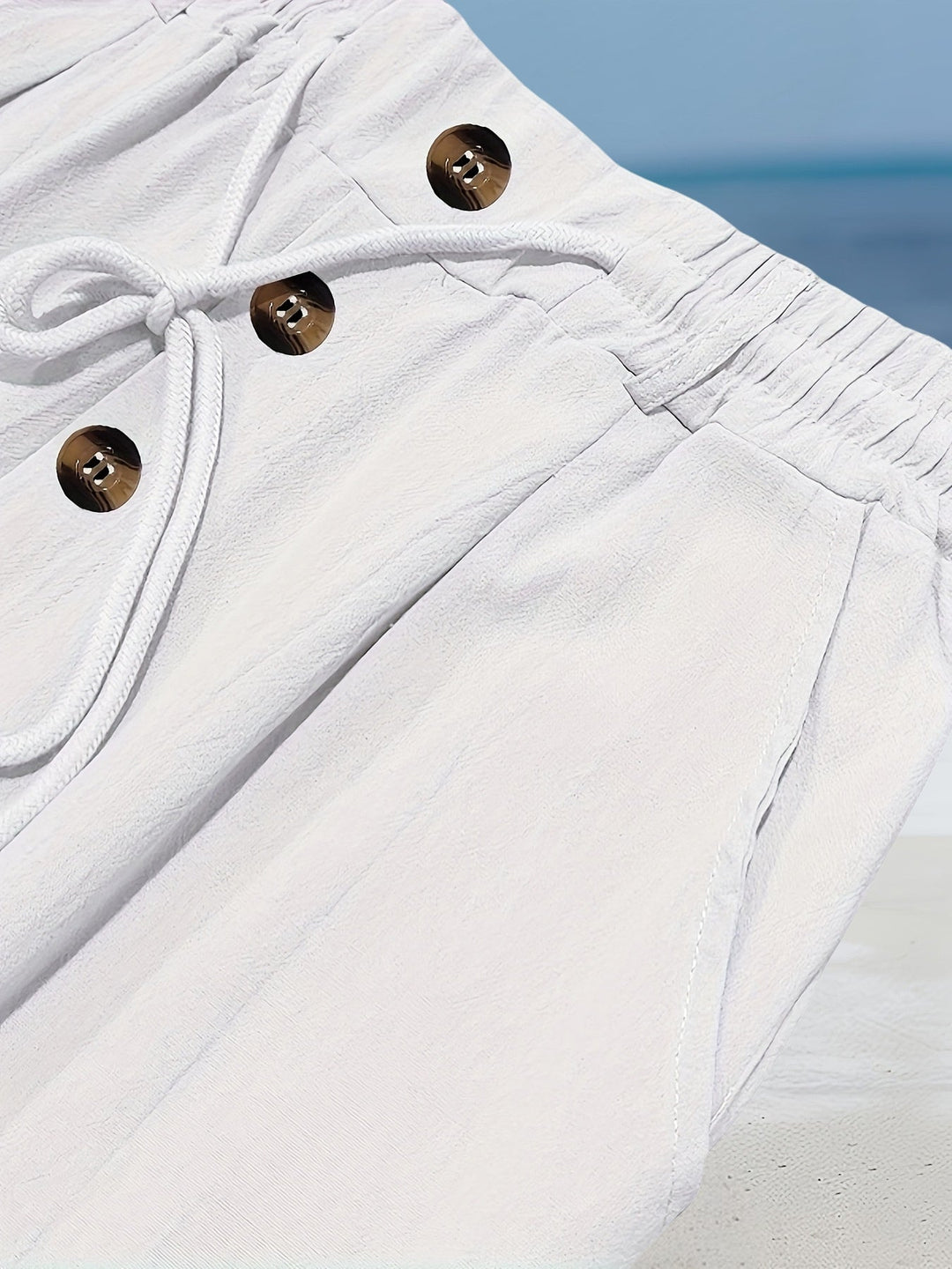 Aznar | Casual Linen Stretch Pants