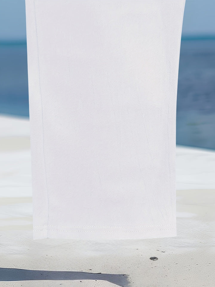 Aznar | Casual Linen Stretch Pants