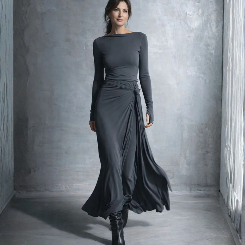 Joeena | Maxi Dress with Side Knot