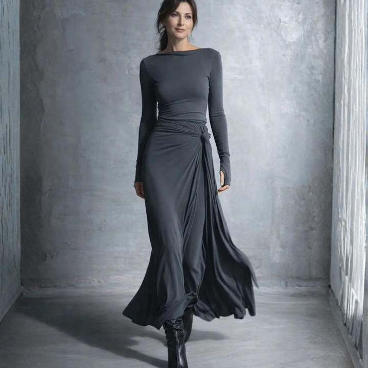Joeena | Maxi Dress with Side Knot