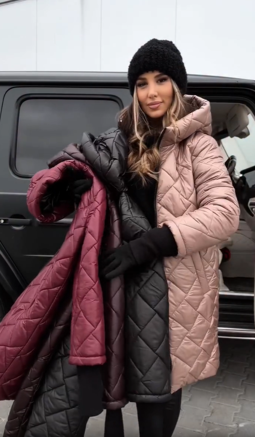 Angel | Elegant Padded Hooded Jacket