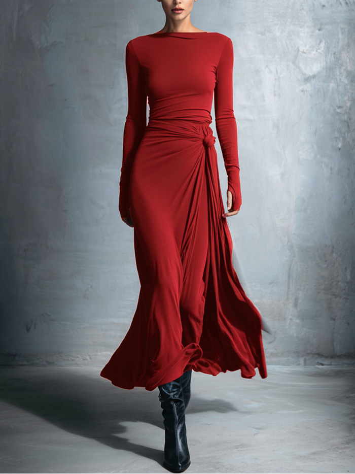 Joeena | Maxi Dress with Side Knot