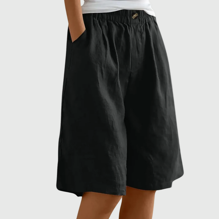 Miley | Lightweight Linen Cotton Shorts