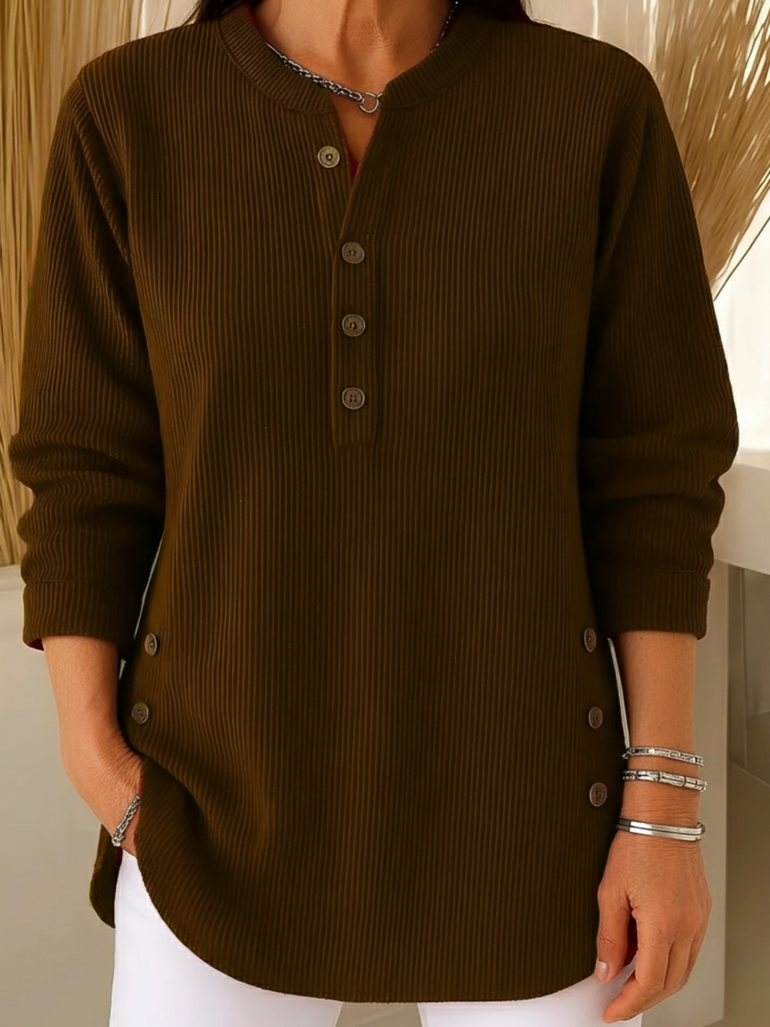 Laura | Soft Long Sleeve Knit Sweater