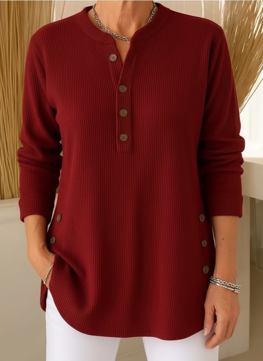Laura | Soft Long Sleeve Knit Sweater