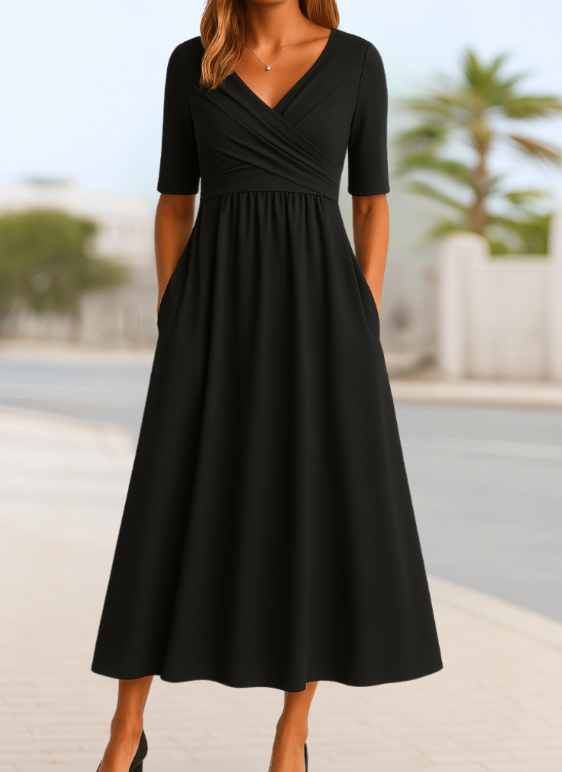 Elira | Crossover Elegance Dress