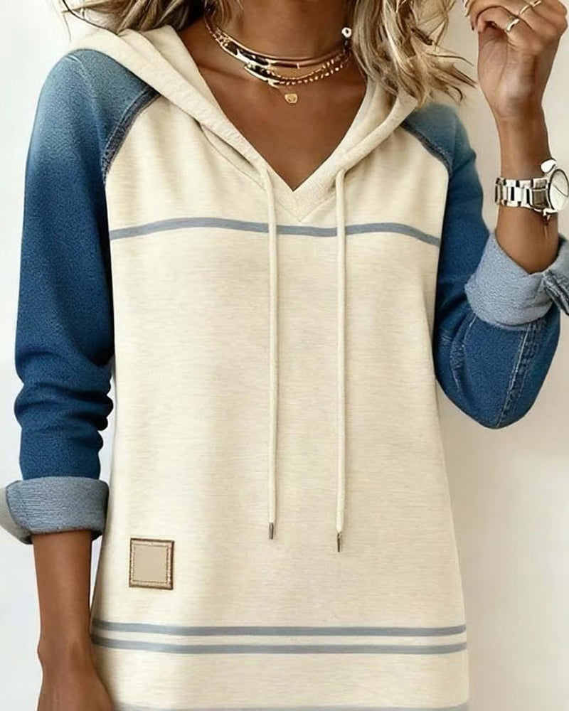 Venice | Striped Hooded Dress