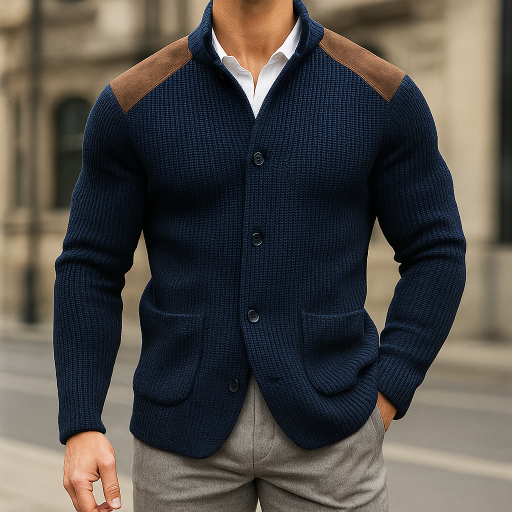 Roma | Textured Knit Blazer