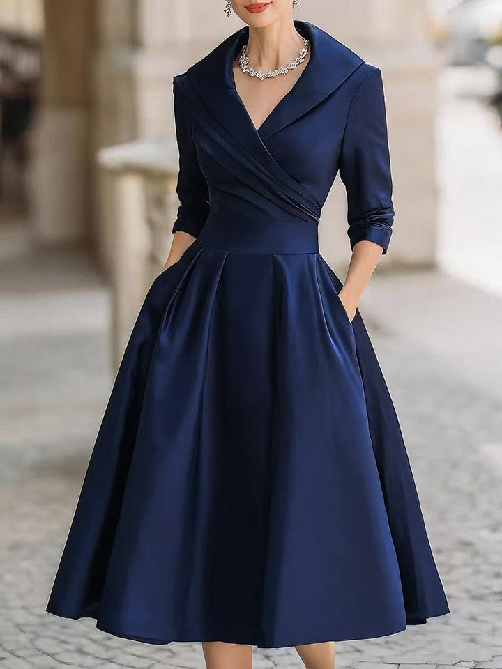 Ariella™ | Satin Midi Dress