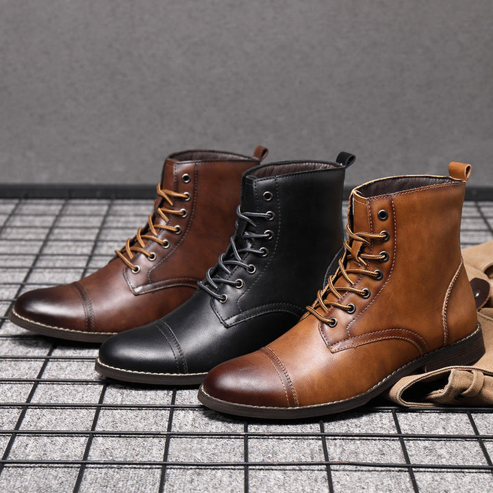 Claude | Genuine Leather Ankle Boots