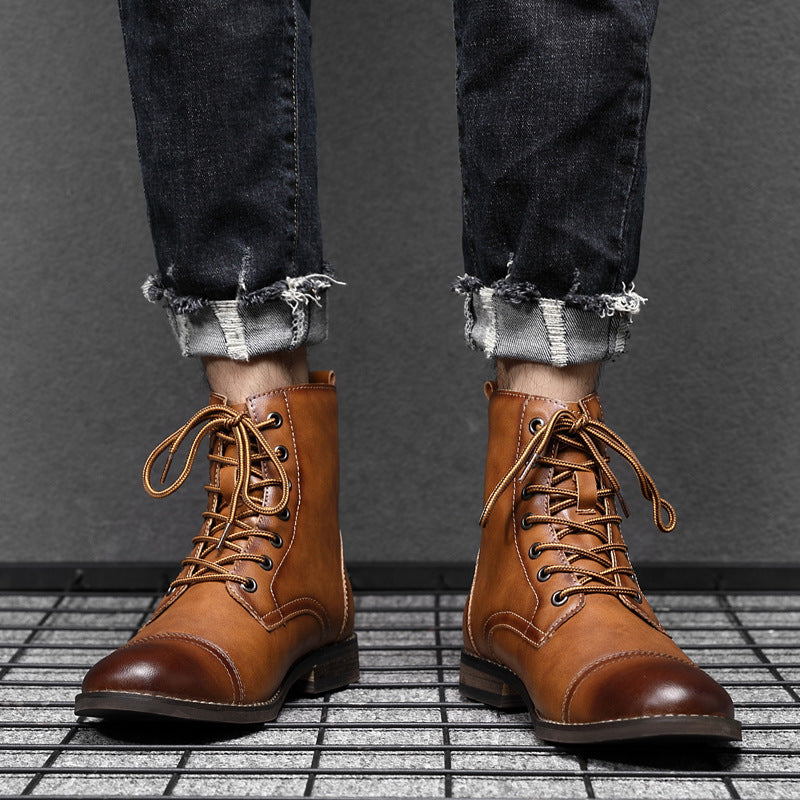 Claude | Genuine Leather Ankle Boots