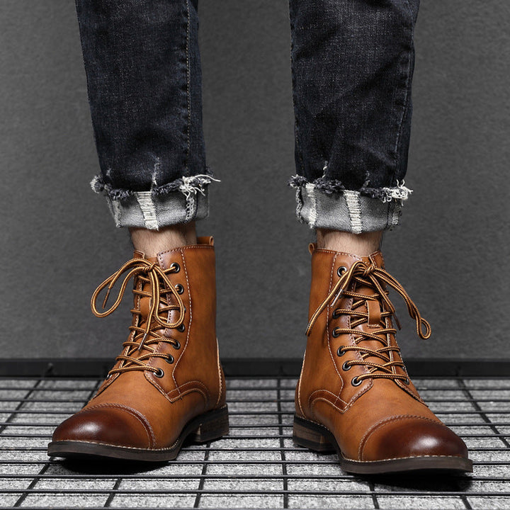 Claude | Genuine Leather Ankle Boots