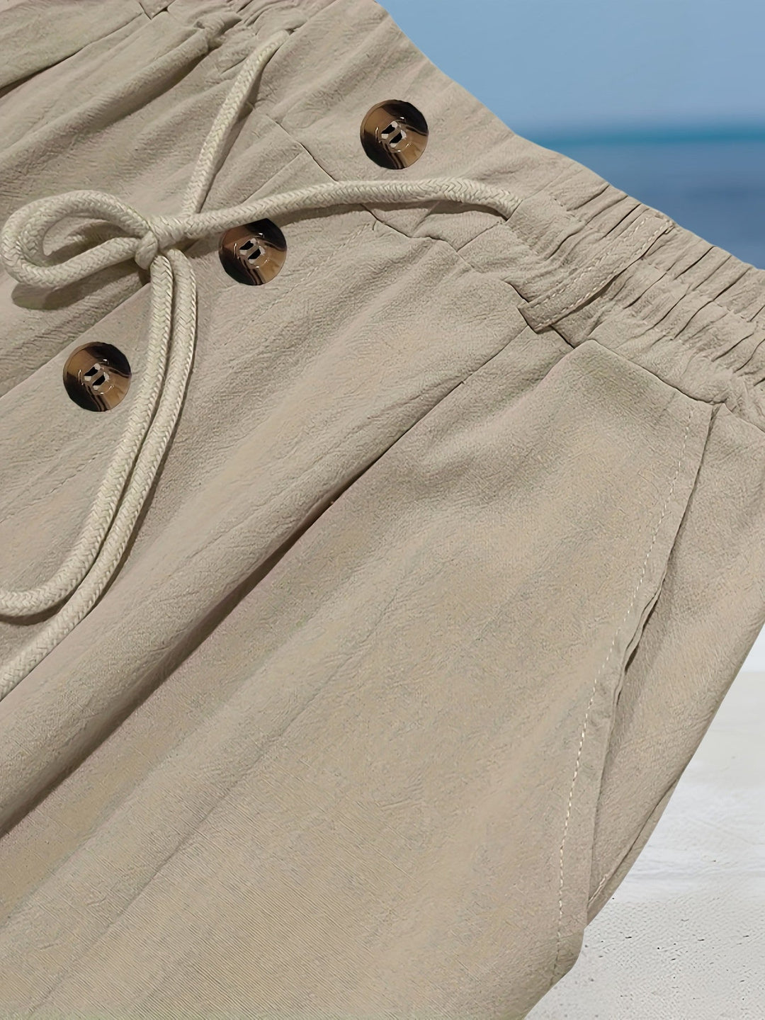 Aznar | Casual Linen Stretch Pants
