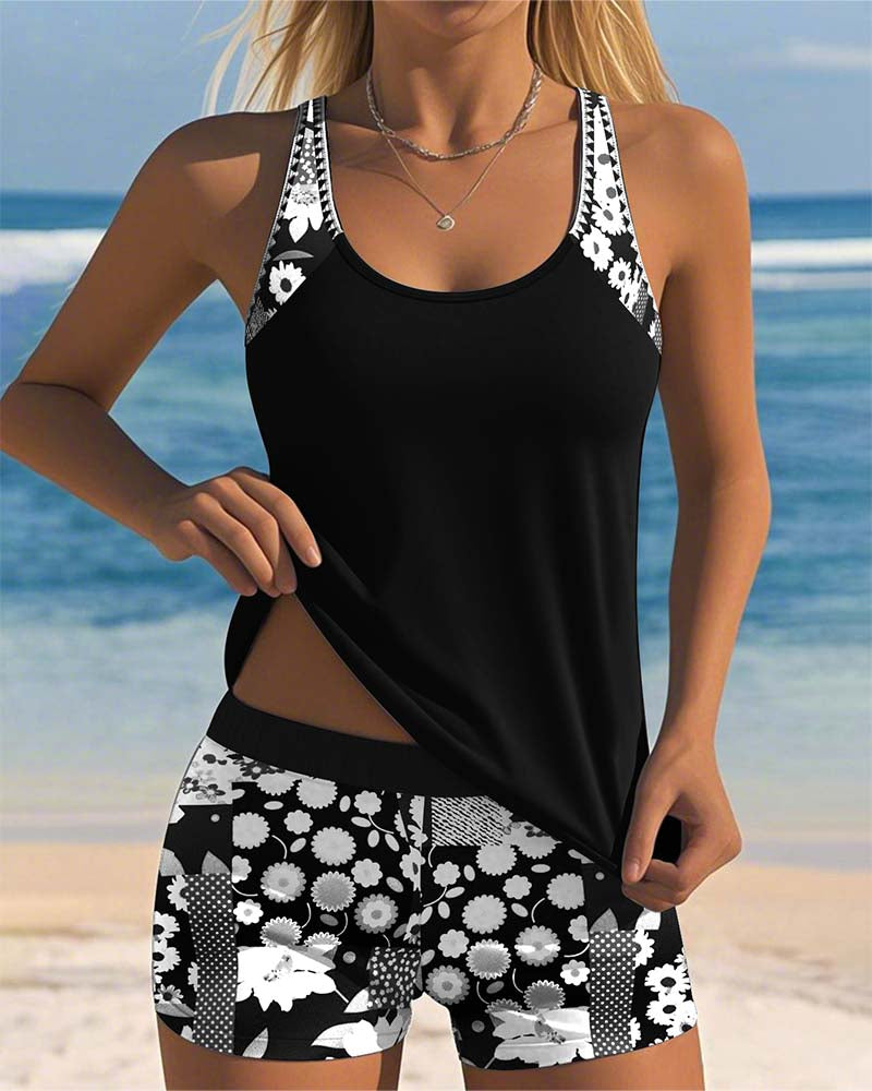 Nethmi | Stylish Tankini Swim Set
