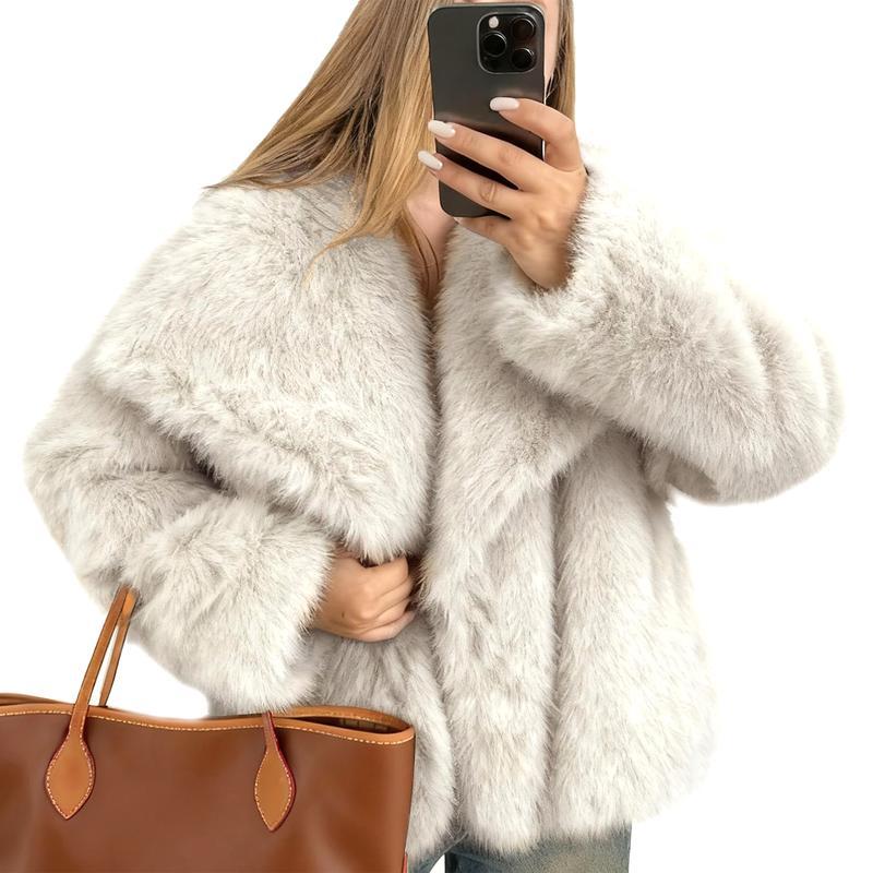 Laurence | Cropped Faux Fur Coat