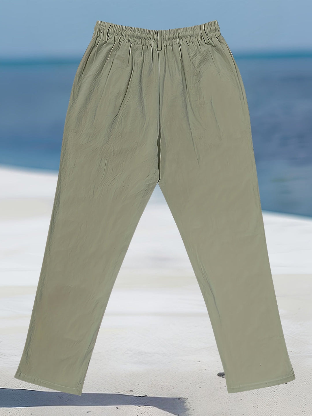 Aznar | Casual Linen Stretch Pants