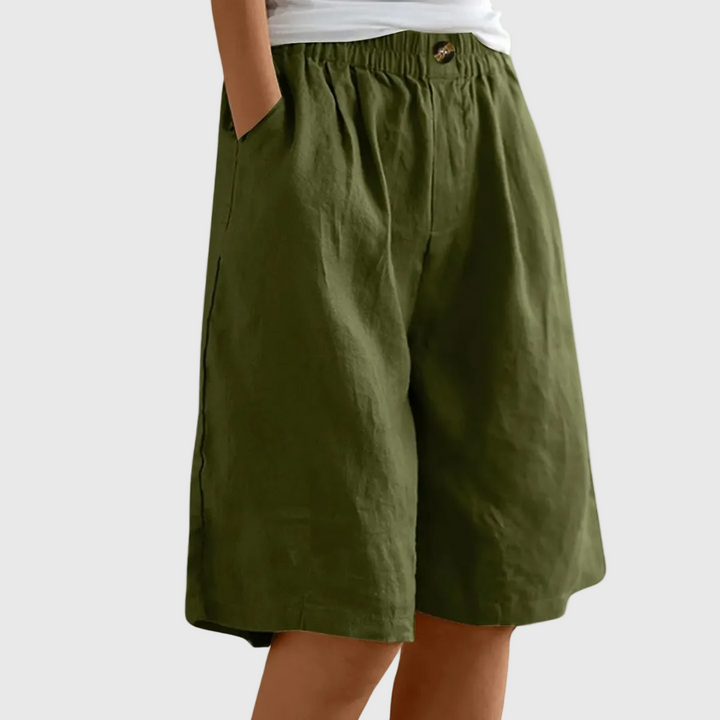 Miley | Lightweight Linen Cotton Shorts