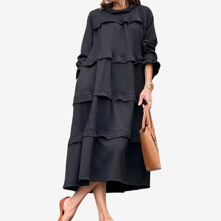 Lauren | Midi Ruffle Dress