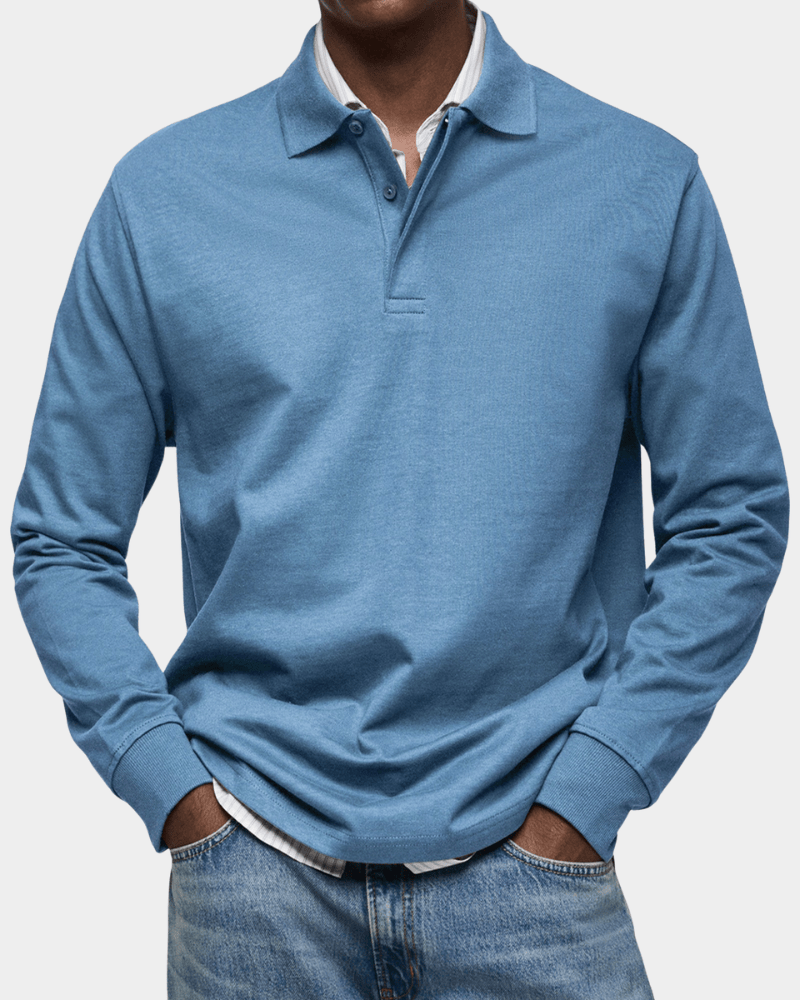 Ferran | Textured Knit Polo Shirt