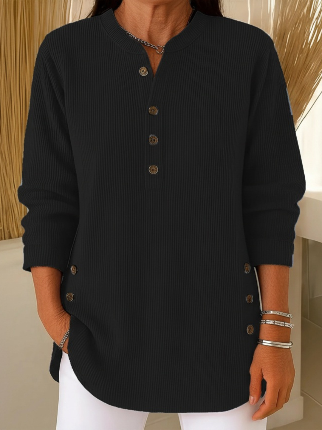 Laura | Soft Long Sleeve Knit Sweater