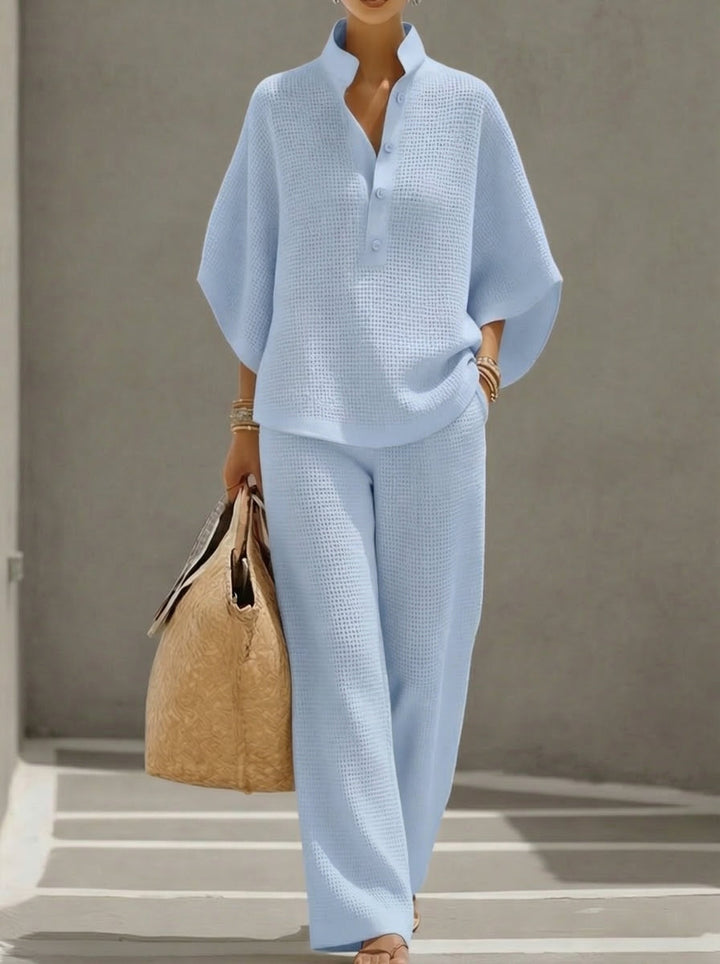 Jona | Waffle Two-Piece Set