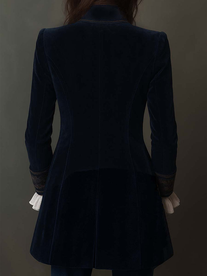 Mary | Vintage Velvet Embroidered Jacket