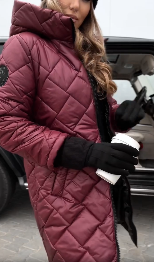 Angel | Elegant Padded Hooded Jacket