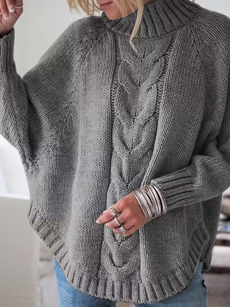 Pamella™ | Oversized Cable Knit Sweater