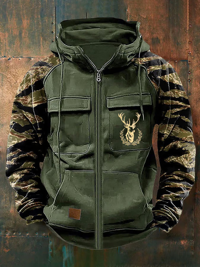 Jernard | Utility Zip-Up Hoodie