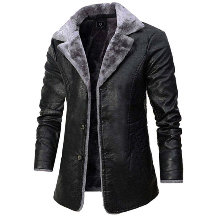 Reversible Faux Fur Coat with Button Closure