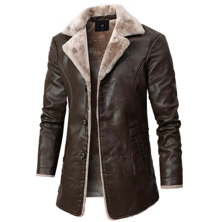 Reversible Faux Fur Coat with Button Closure