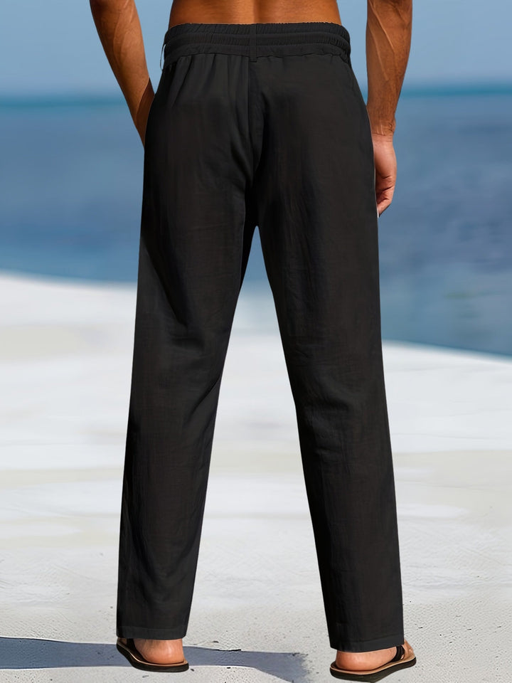 Aznar | Casual Linen Stretch Pants