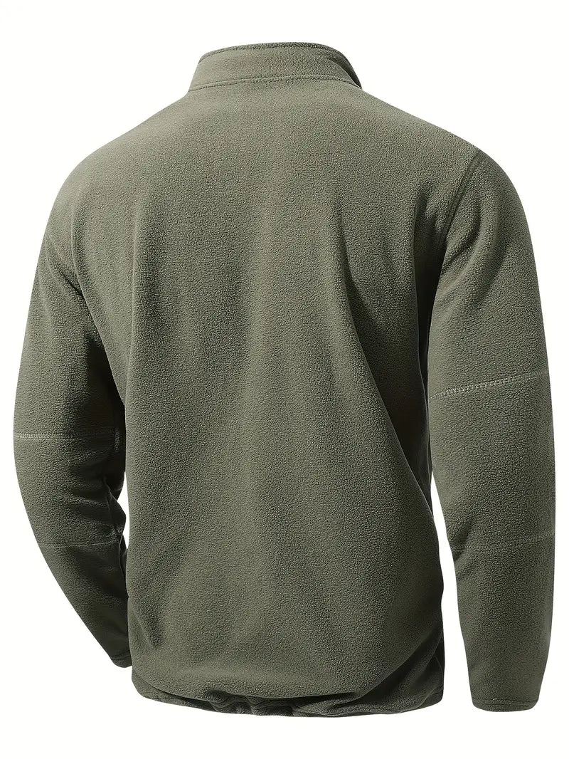Maurits | Half-Zip Stand Collar Sweatshirt