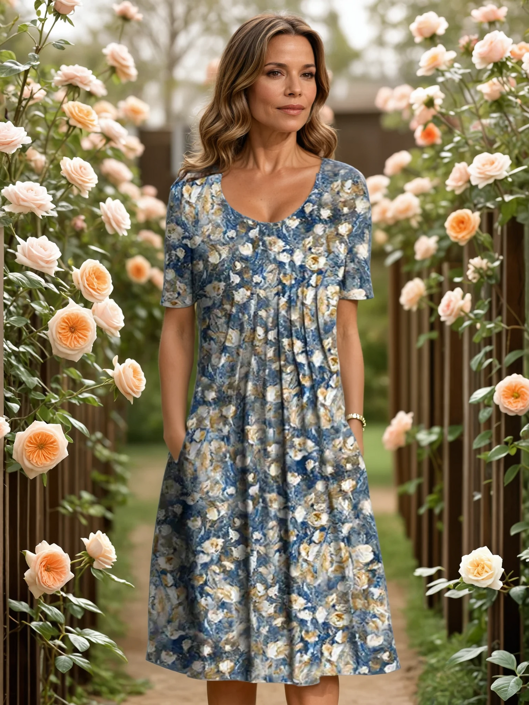 Novelle | Flattering Dress with Tummy Coverage
