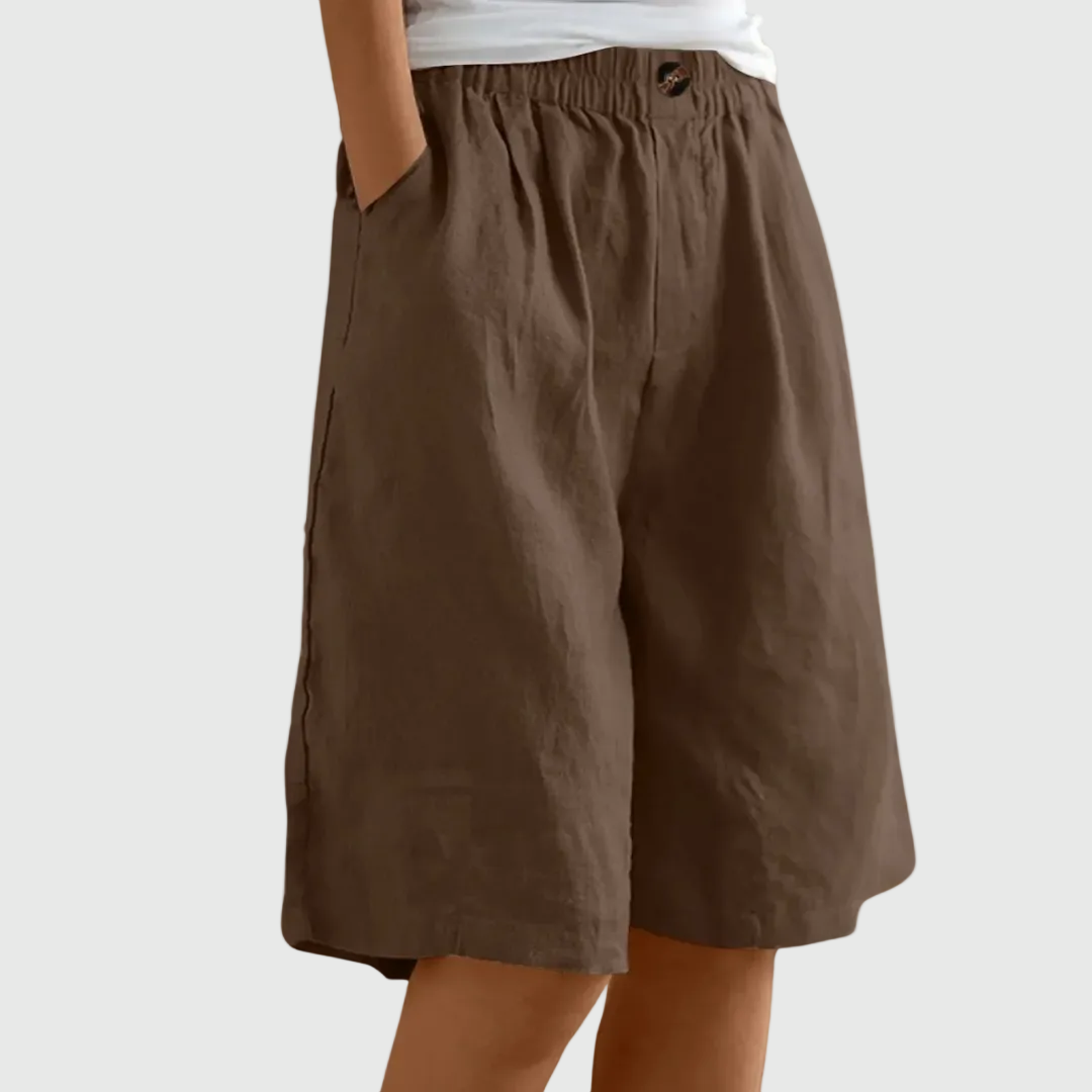 Miley | Lightweight Linen Cotton Shorts