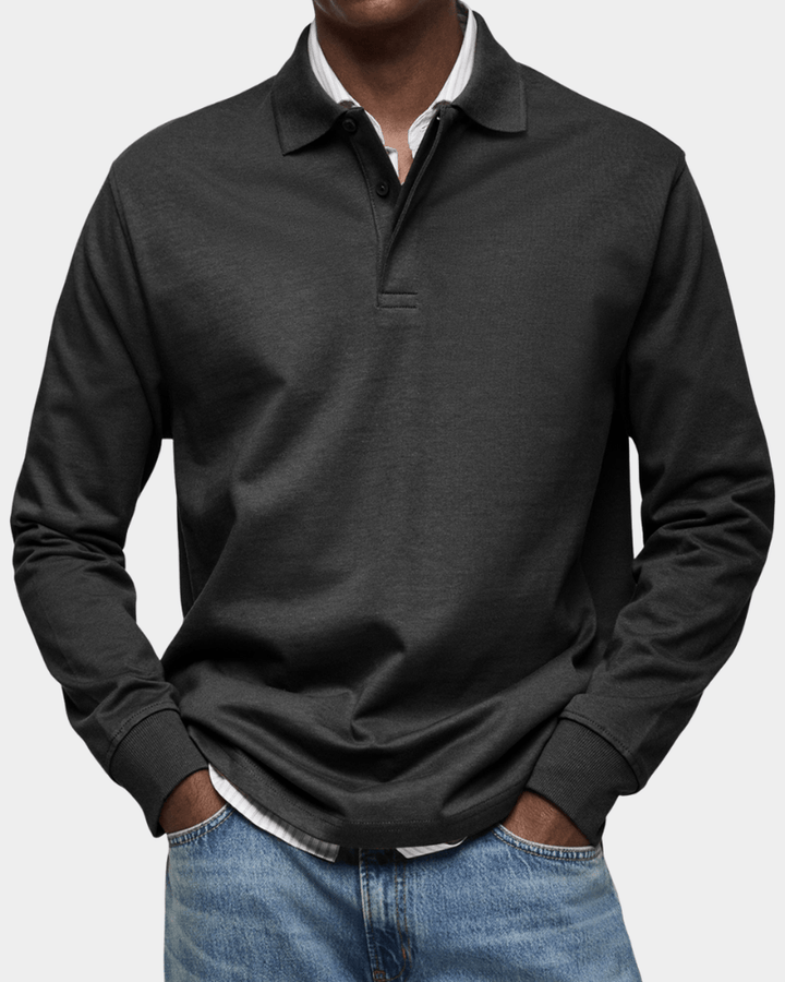 Ferran | Textured Knit Polo Shirt