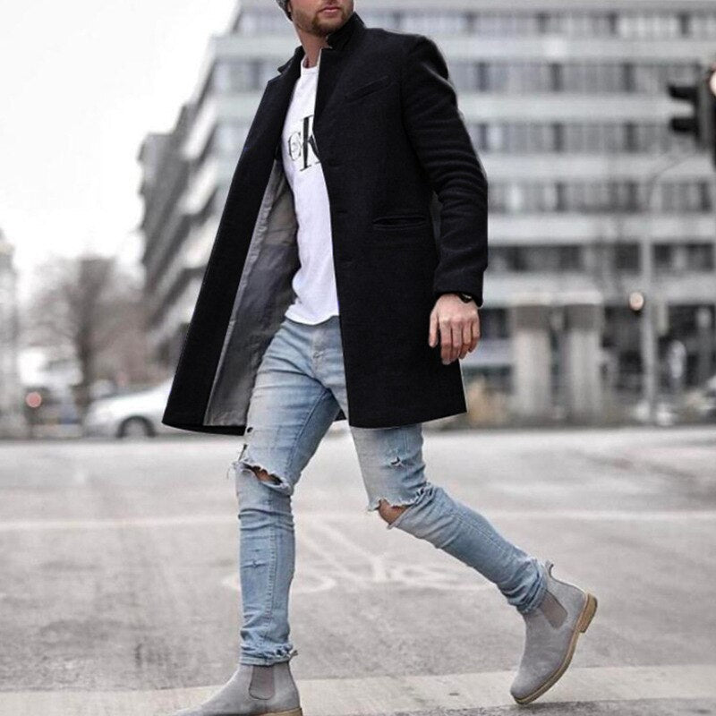Isidore - Elegant Long Wool Coat