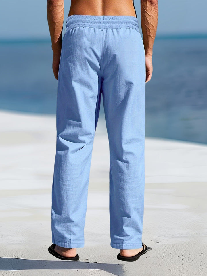 Aznar | Casual Linen Stretch Pants