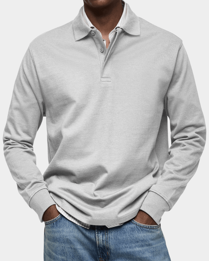 Ferran | Textured Knit Polo Shirt