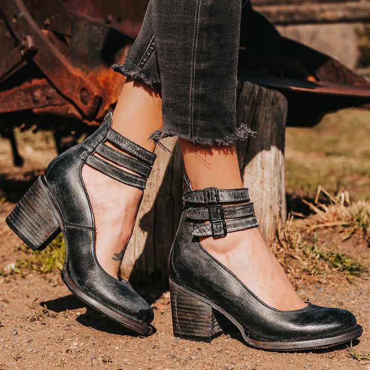 Camille | Comfort Leather Heels